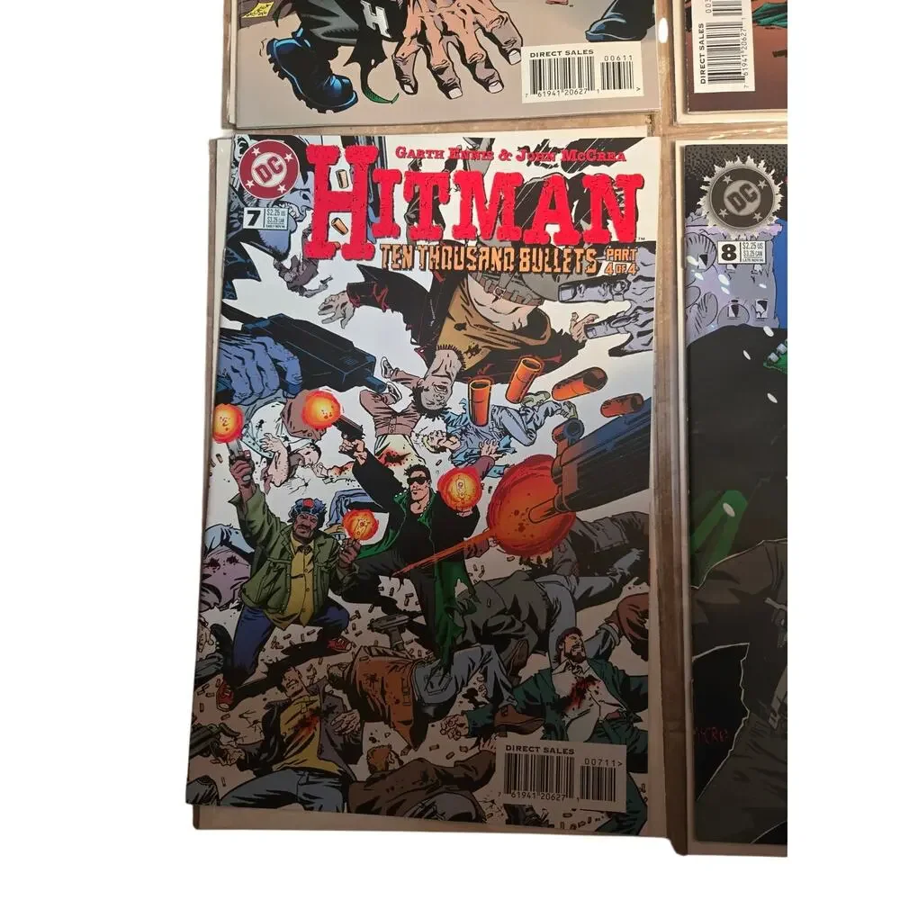 Hitman 3-10 DC Comics Lot Garth Ennis John McCrea 10 Thousand Bullets Local Hero